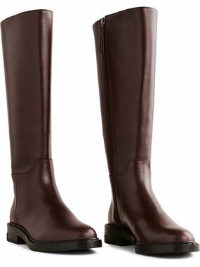 Reformation - Nancy Knee High boot in Espresso leather- Brand new NO BOX